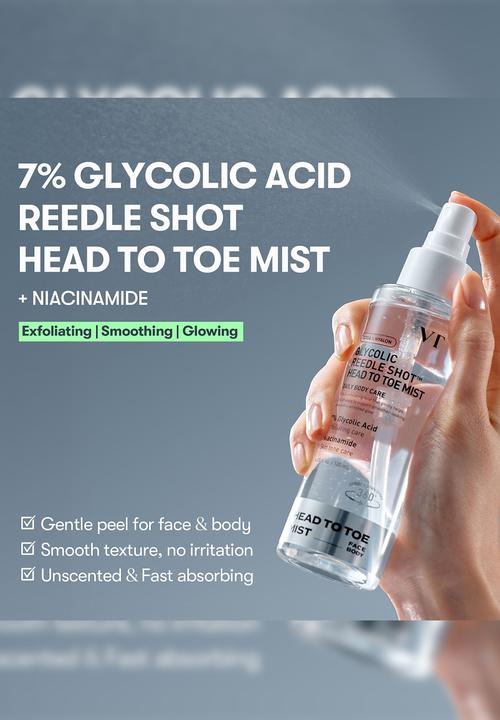 VT Cosmetics - Glycolic Reedle Shot Head To Toe Mist - 120ml