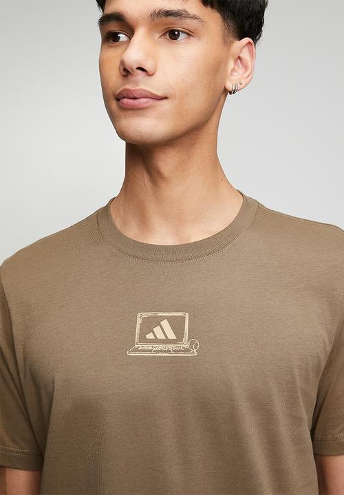 adidas Performance - Clkd i ofc tee - Khaki Six