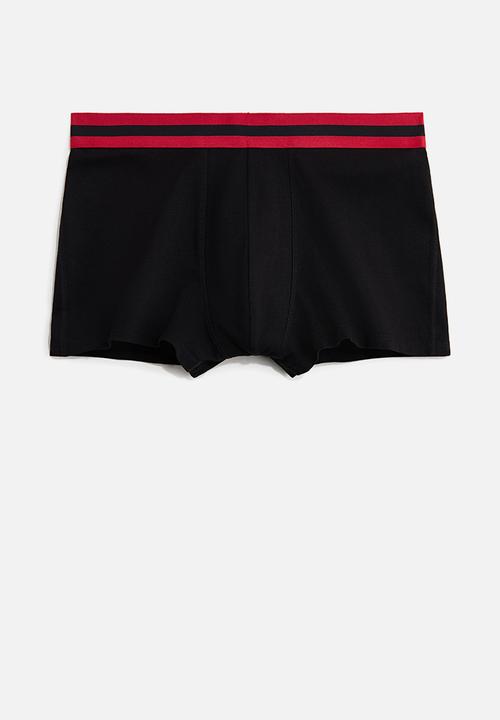 H&M - 3-pack short trunks with lycra? - black