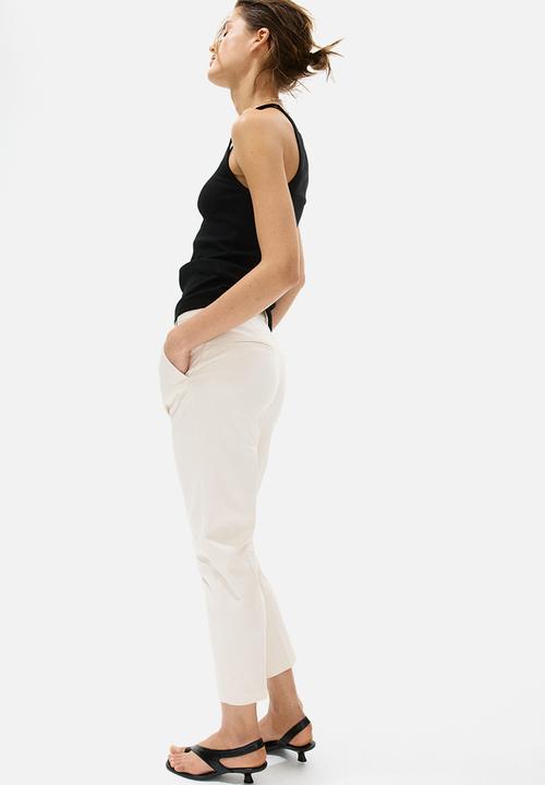 H&M - Cigarette trousers - cream