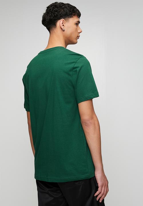 adidas Performance - Small Logo SJ Tee - collegiate green/ ecru tin