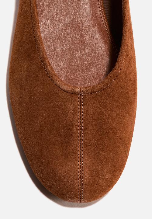 H&M - Suede ballet flats - brown