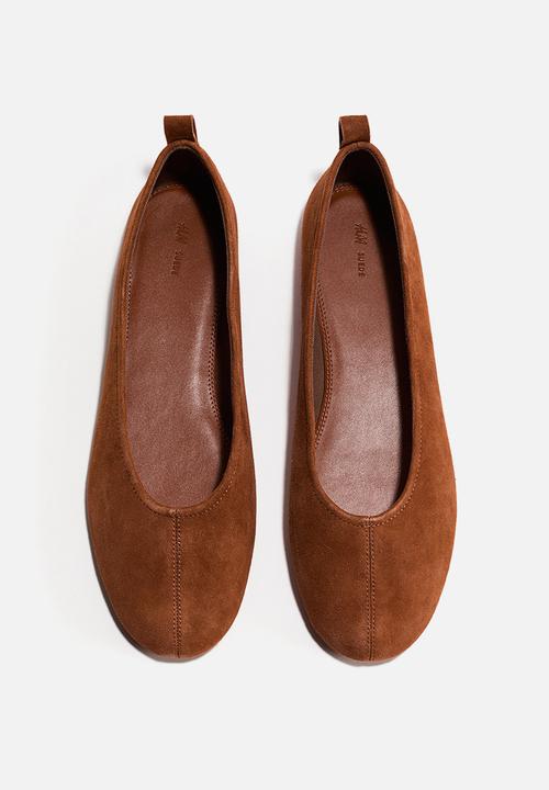 H&M - Suede ballet flats - brown