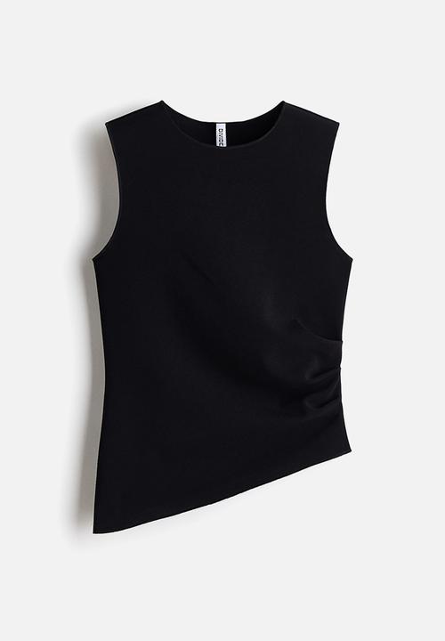 H&M - Asymmetric top - black