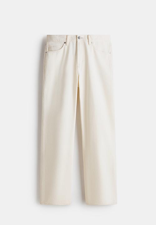 H&M - Relaxed jeans - cream