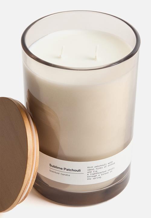 H&M - Two-wick scented candle - sublime patchouli