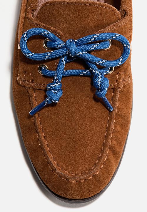 H&M - Leather deck shoes - brown