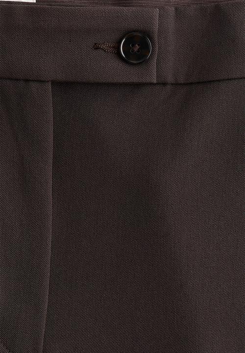 H&M - Bootcut ankle-length trousers - dark brown
