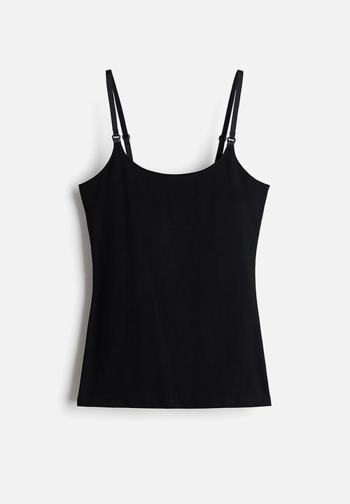 H&M - Mama nursing strappy top - black