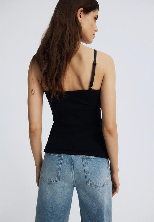 H&M - Mama nursing strappy top - black