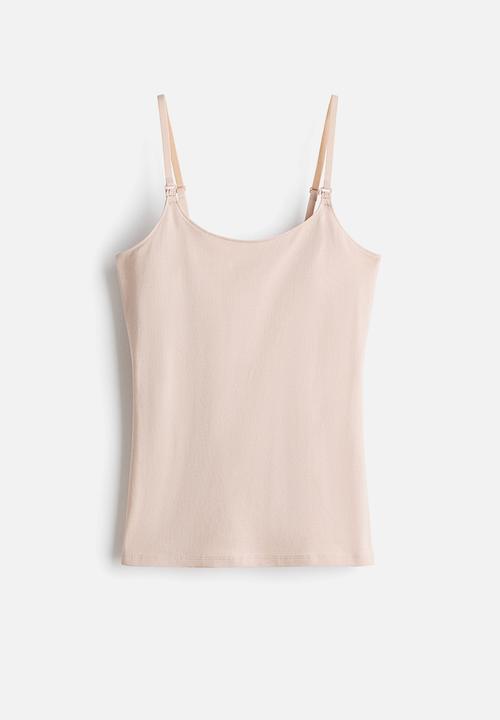 H&M - Mama nursing strappy top - beige
