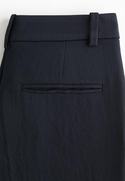 H&M - Tailored trousers - navy blue