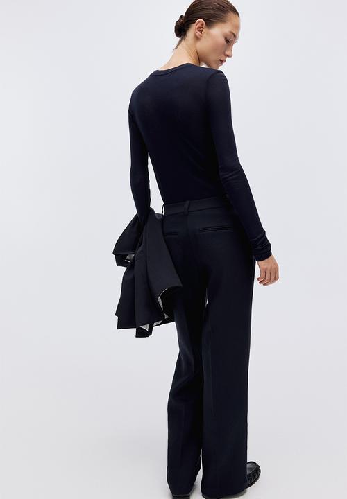 H&M - Tailored trousers - navy blue