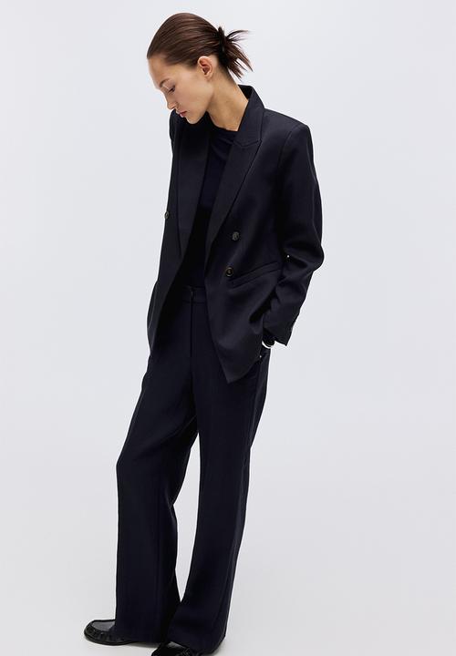 H&M - Tailored trousers - navy blue