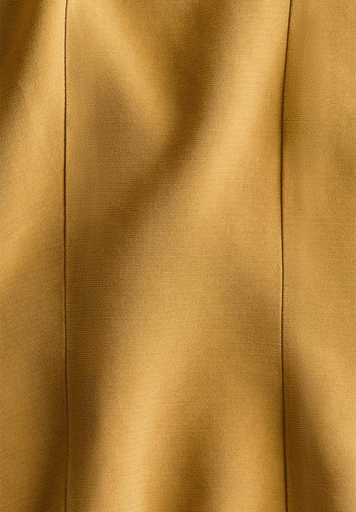 H&M - Peplum blouse - mustard yellow