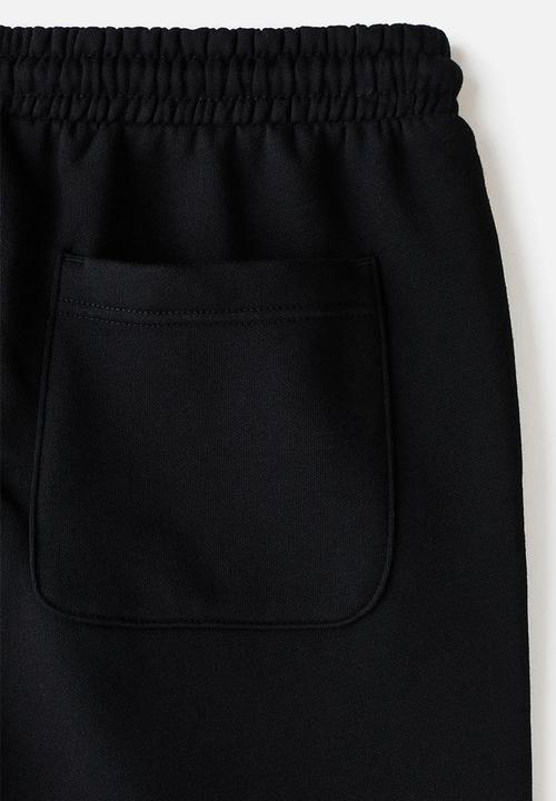 H&M - Regular fit sweatshorts - black