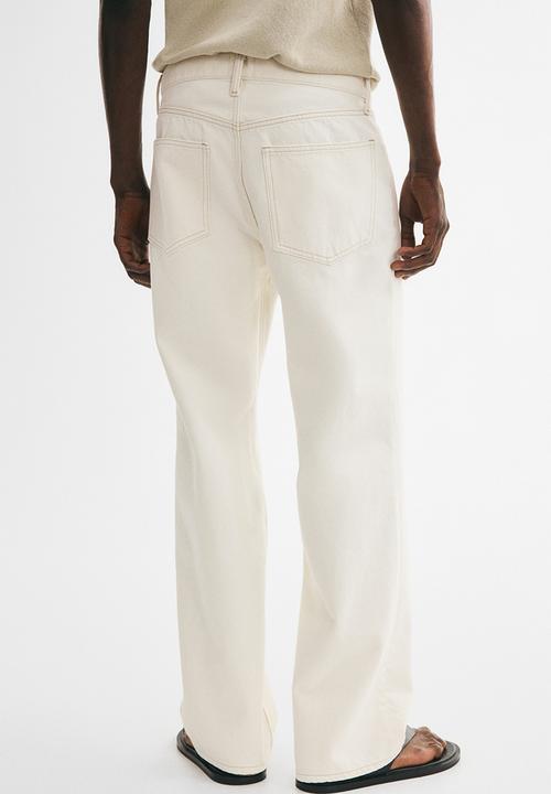 H&M - Relaxed jeans - white