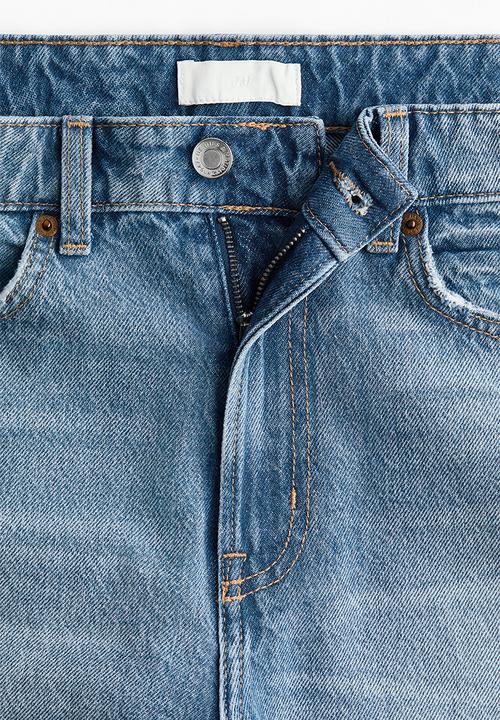 H&M - Denim bermuda shorts - light denim blue