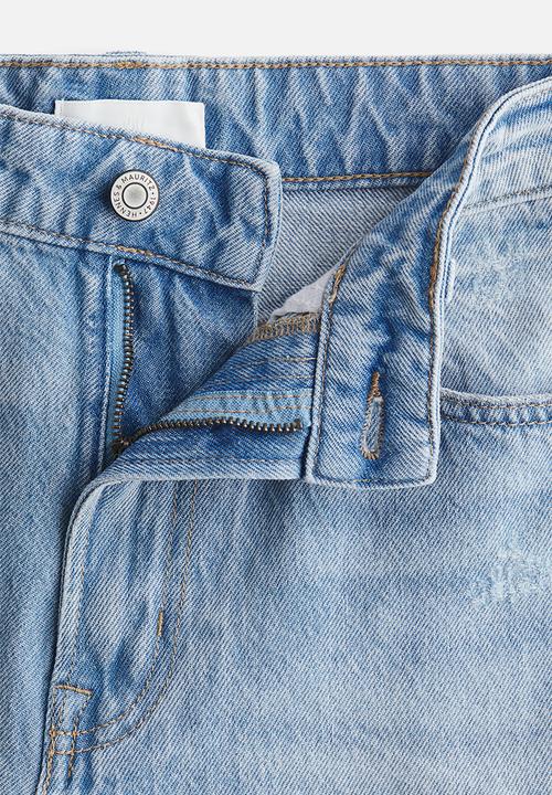 H&M - Denim bermuda shorts - light denim blue