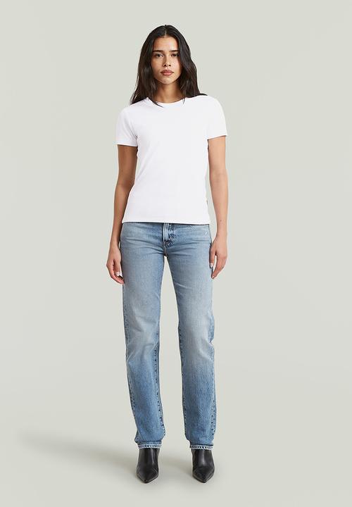 G-STAR - Lennoxx slim straight wmn - vintage seaside