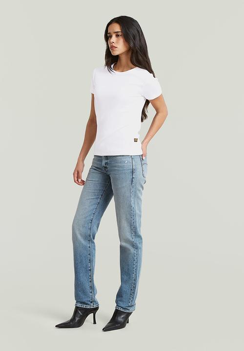 G-STAR - Lennoxx slim straight wmn - vintage seaside