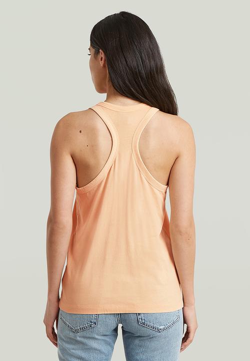 G-STAR - Washed tank r t wmn - mellow buff gd