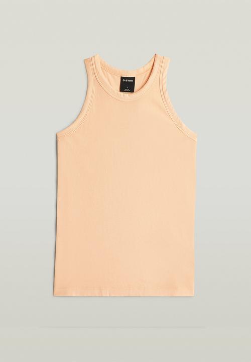 G-STAR - Washed tank r t wmn - mellow buff gd