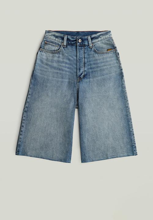 G-STAR - Patti short raw edge wmn - vintage seaside