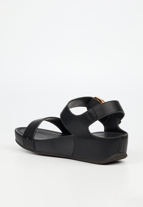 Butterfly Feet - Delia 16 ankle strap sandal - black