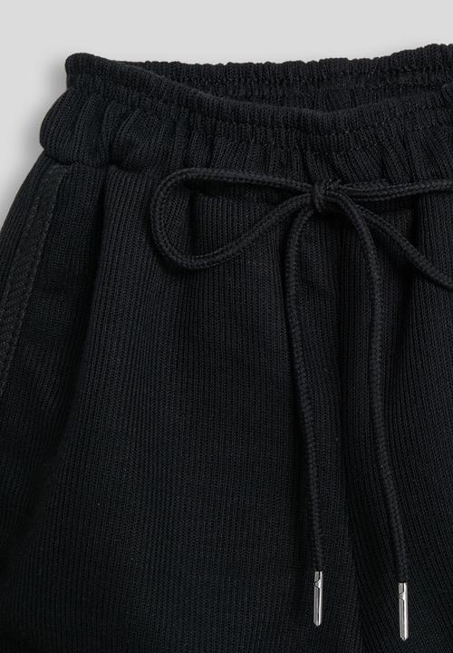 Pop Candy - Dolphin hem sweatshorts - black