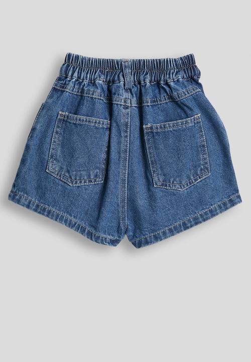 Pop Candy - Denim shorts - dark blue