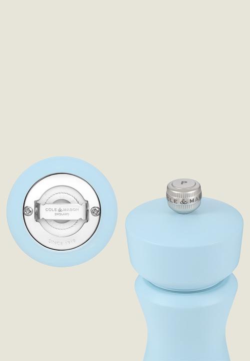 Cole & Mason - Cole & Mason Kenton Salt and Pepper Mill 15cm - Blue Salt