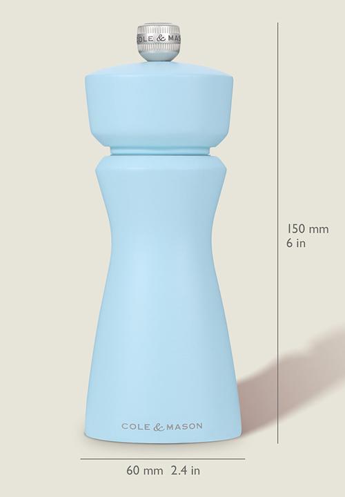Cole & Mason - Cole & Mason Kenton Salt and Pepper Mill 15cm - Blue Salt