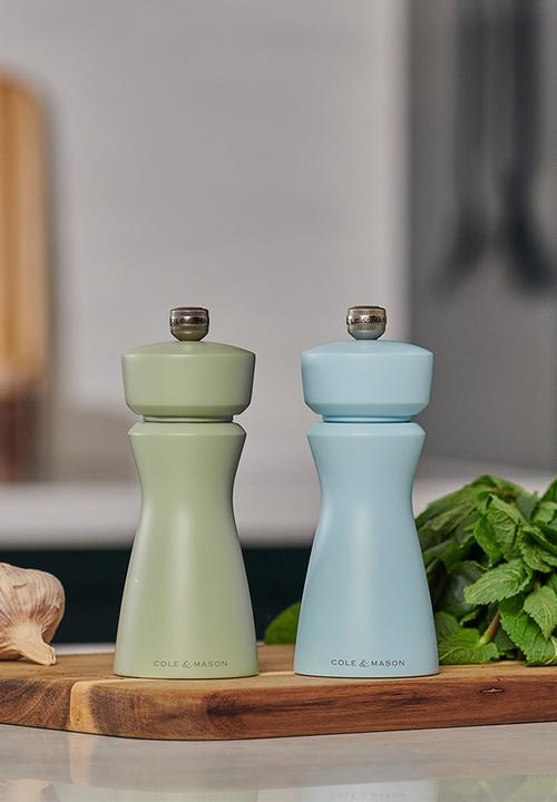 Cole & Mason - Cole & Mason Kenton Salt and Pepper Mill 15cm - Blue Salt