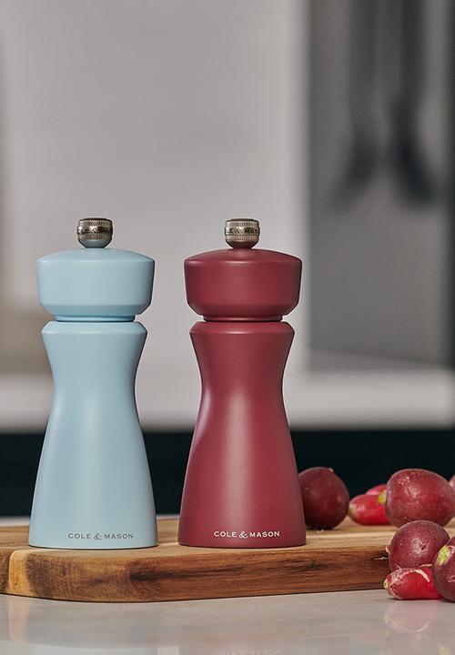 Cole & Mason - Cole & Mason Kenton Salt and Pepper Mill 15cm - Blue Salt