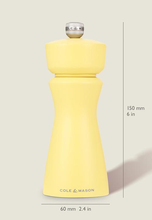 Cole & Mason - Cole & Mason Kenton Salt and Pepper Mill 15cm - Turmeric
