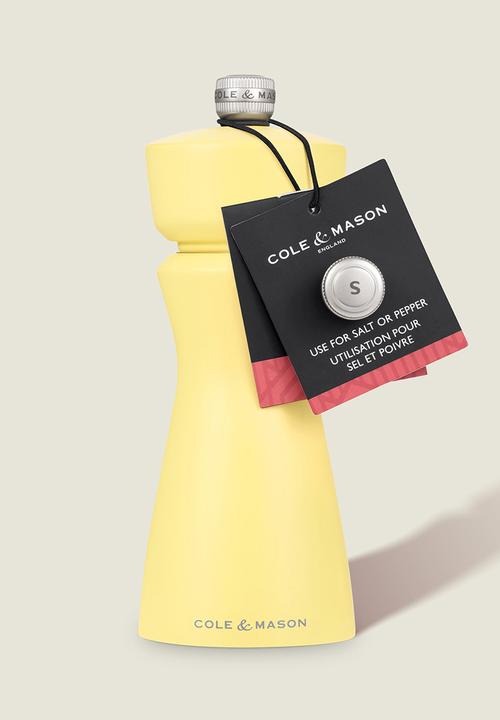 Cole & Mason - Cole & Mason Kenton Salt and Pepper Mill 15cm - Turmeric
