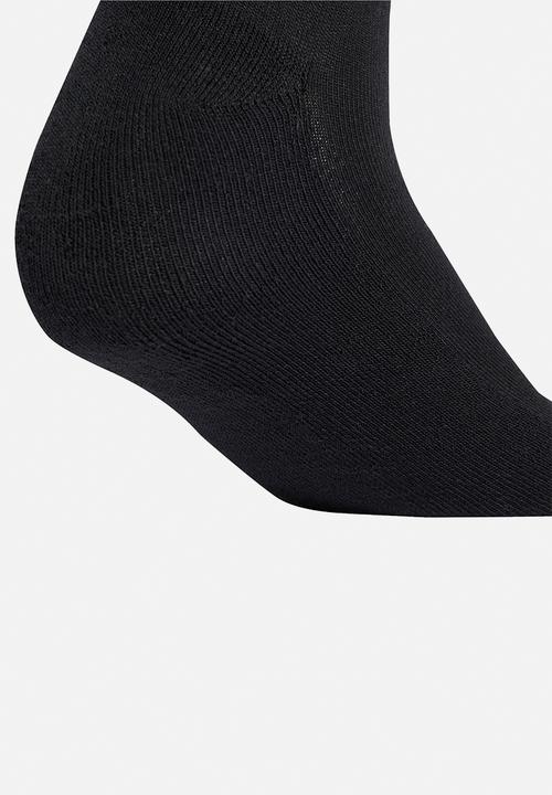 adidas Originals - Originals 3-Stripes Ankle Socks (3-Pack) - Black.