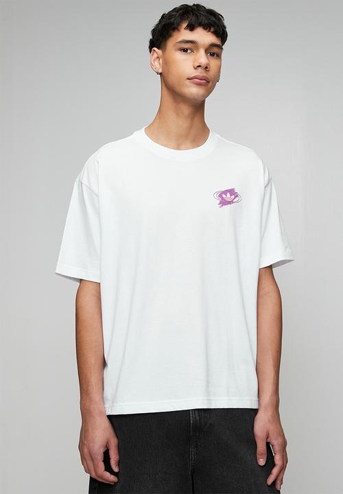 adidas Originals - Originals World  Tee - White/Purple