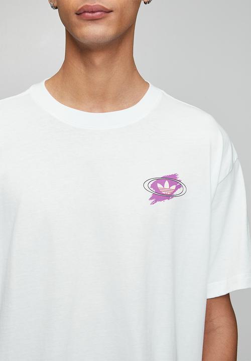 adidas Originals - Originals World  Tee - White/Purple