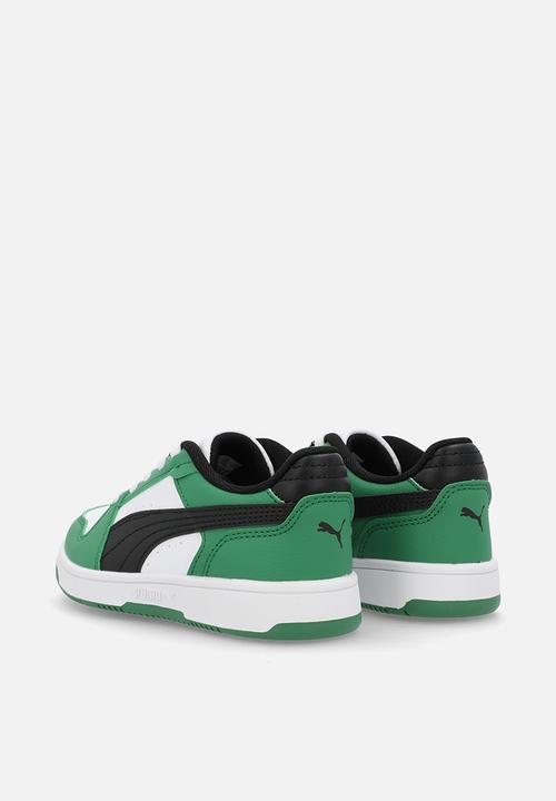 PUMA - Rebound Slam Lo Ac Ps - Archive Green-Puma Black-Puma White
