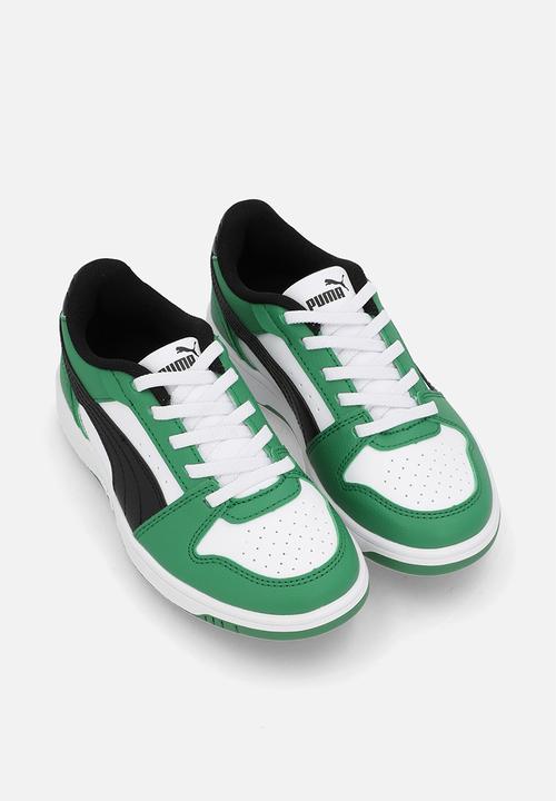 PUMA - Rebound Slam Lo Ac Ps - Archive Green-Puma Black-Puma White