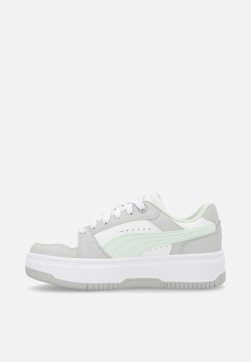 PUMA - Rebound Femme Jr - Cool Light Gray-Sage Glow-Puma White