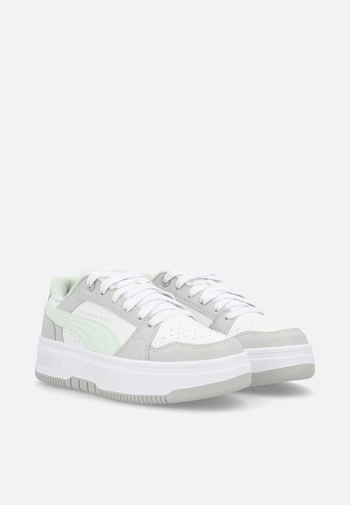 PUMA - Rebound Femme Jr - Cool Light Gray-Sage Glow-Puma White