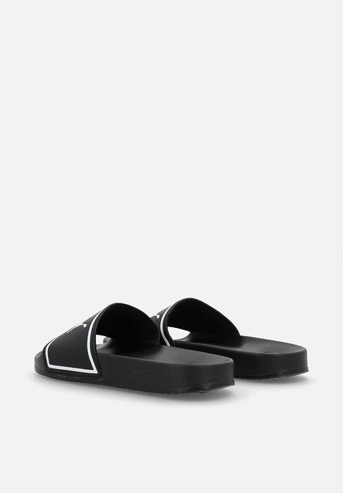 PUMA - Poolcat 2.0 Slide Jr Zadp - Puma Black-Puma White