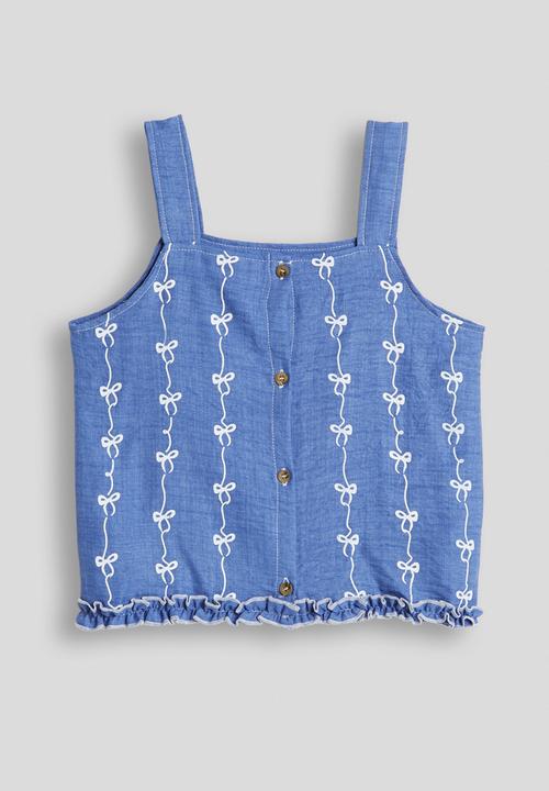 Pop Candy - Camisole-style top with jeans - blue