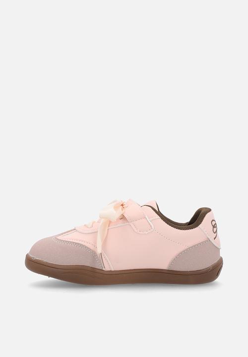 Pop Candy - Silk lace sport sneakers - pink