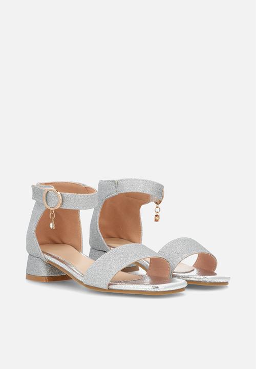 Pop Candy - Open toe sandal heels - silver