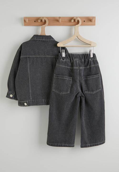 Pop Candy - Denim jacket and jeans - charcoal