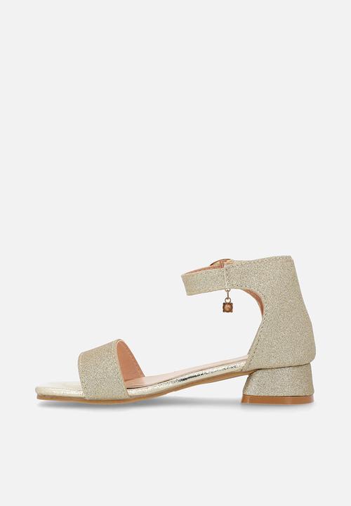 Pop Candy - Open toe sandal heels - gold